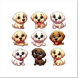 Cute Puppys Labradors Posters and Art